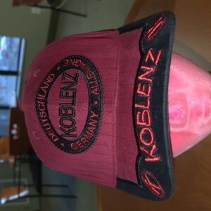 Deutschland Koblenz Germany Embroidered Stripped Strapback Hat Cap